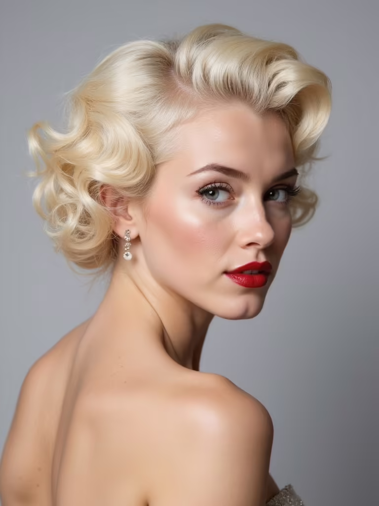 marilyn monroe s glamorous curls
