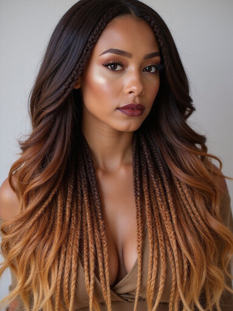 ombre crochet braid techniques