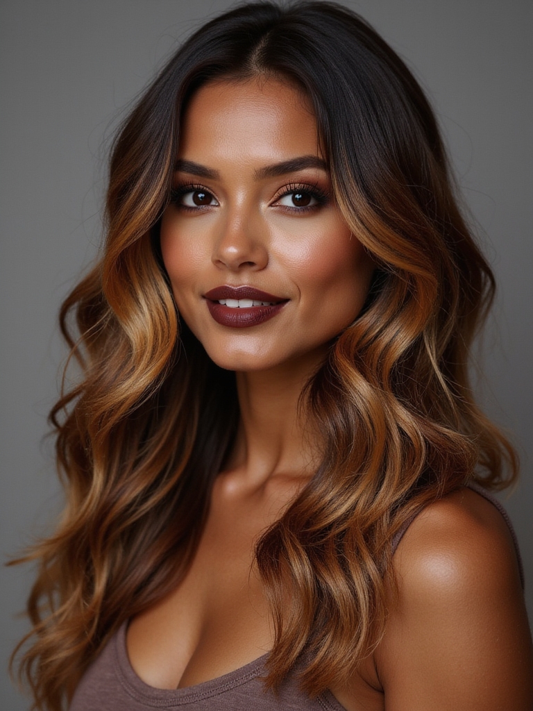 ombre hair color transformation