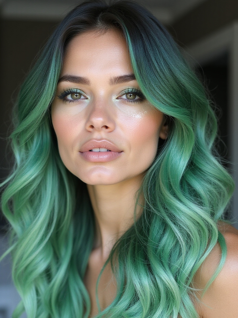 pastel mint hair allure