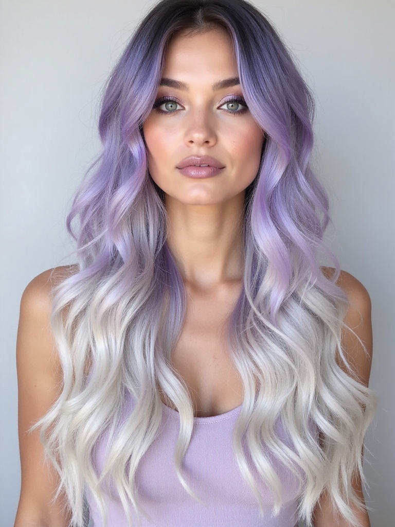 pastel purple hair inspiration