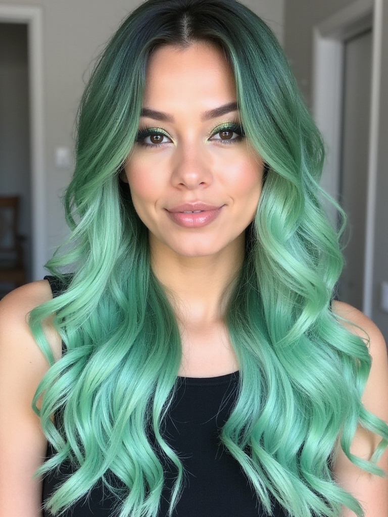 pistachio hair color delight