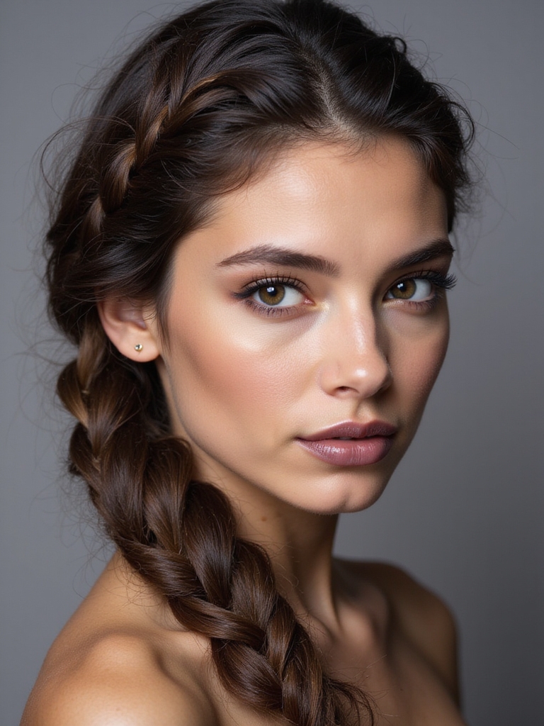 quick and chic side braid