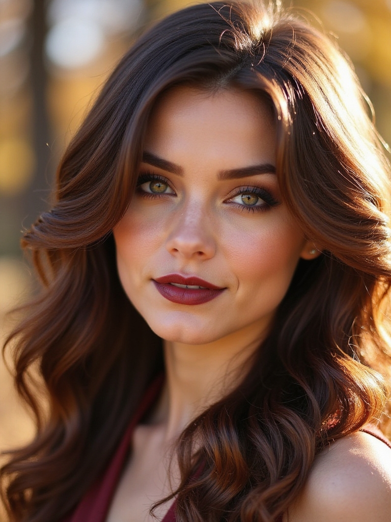 rich warm hair highlights