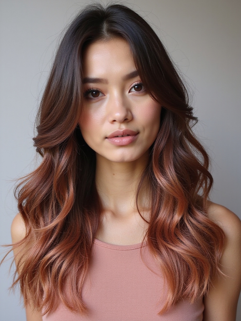 rose gold hair transformation