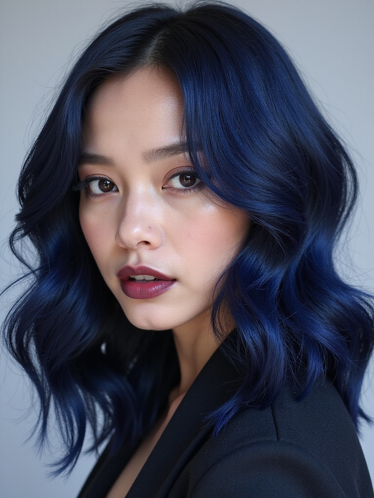 seasonal allure of blue black