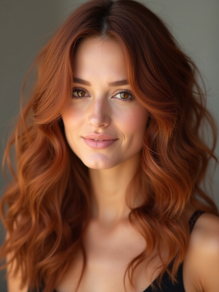 showcase vibrant copper locks