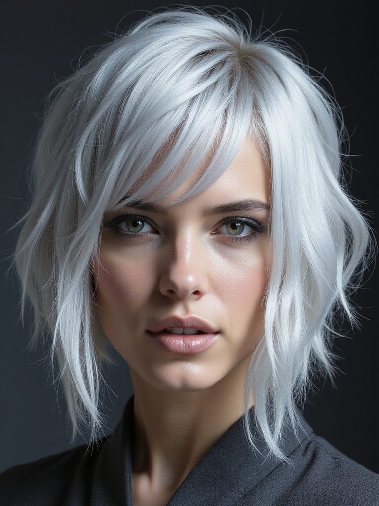 silver hair embraces identity