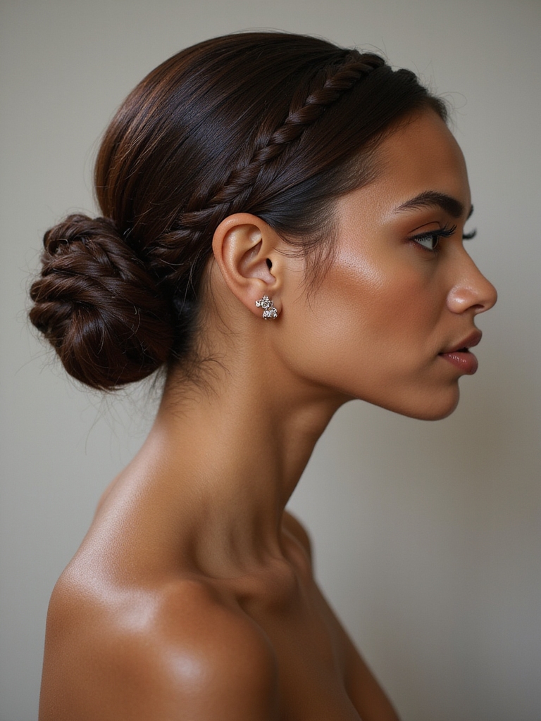 sleek polished confident hairstyle