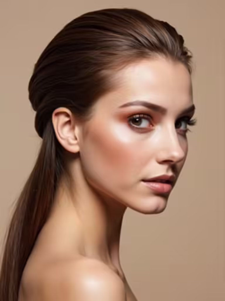 sleek simple confident hairstyle
