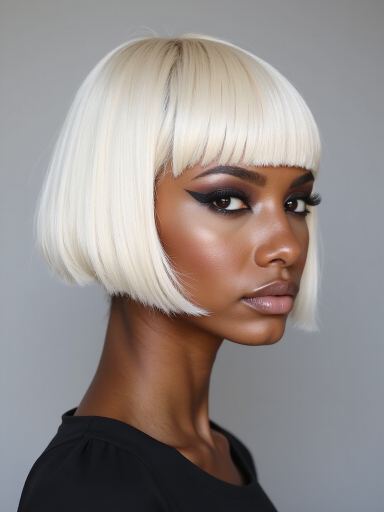 sleek sophisticated low maintenance hair