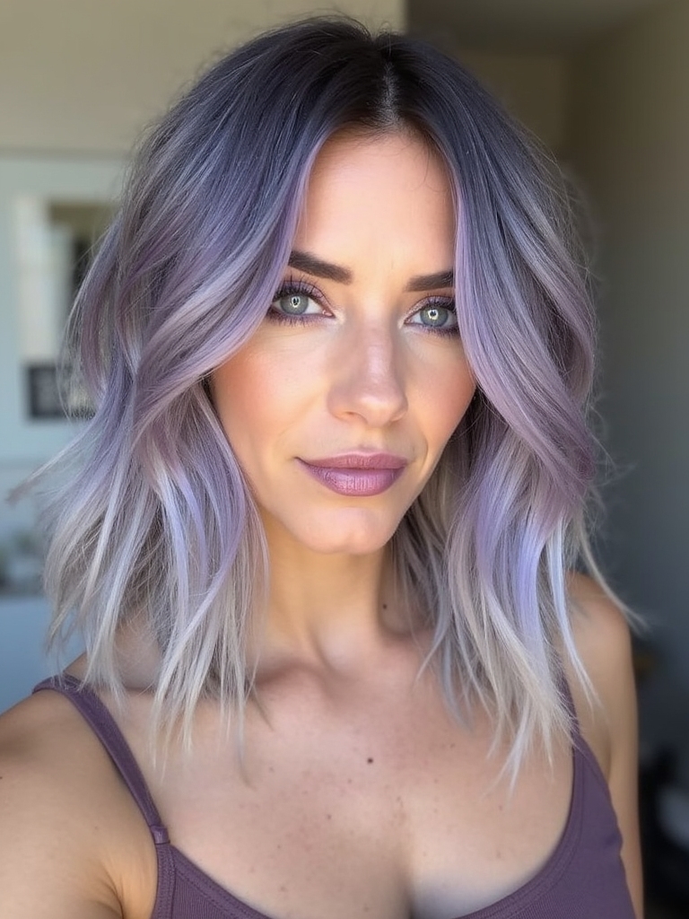 smoky lavender hair allure