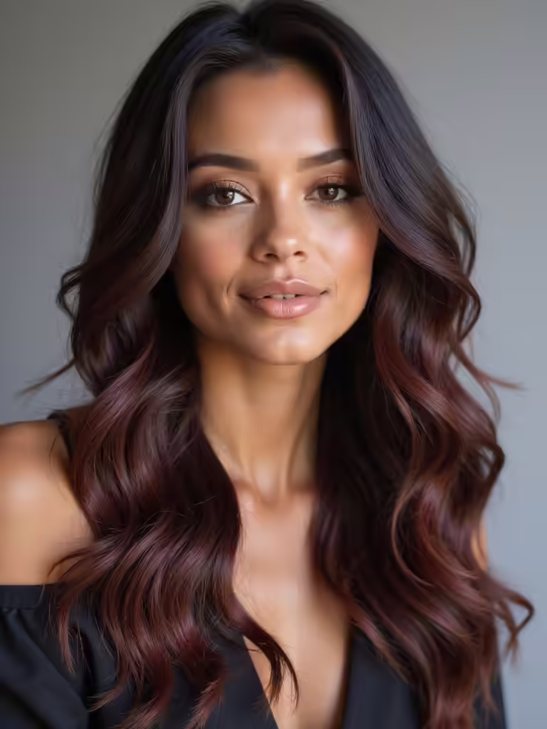 subtle mahogany hair color