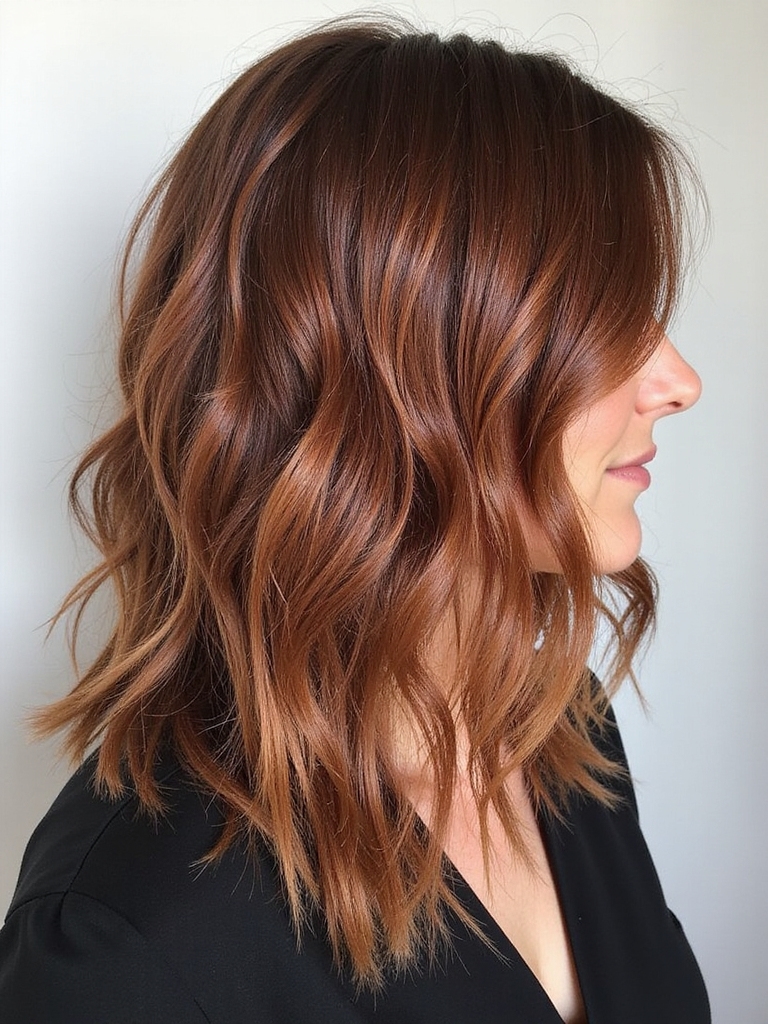 subtle warm hair enhancement