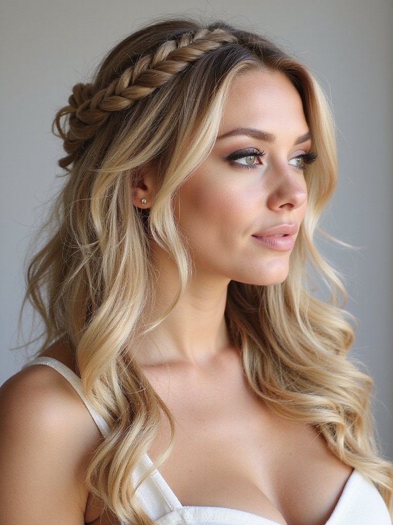 textured braids for country flair