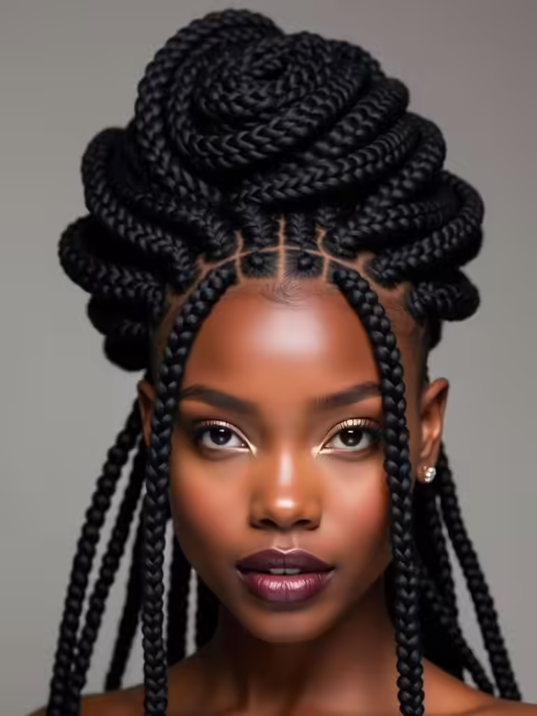 thick hair styling techniques
