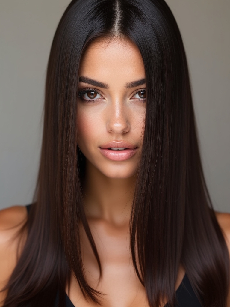 timeless chic sleek hairstyle
