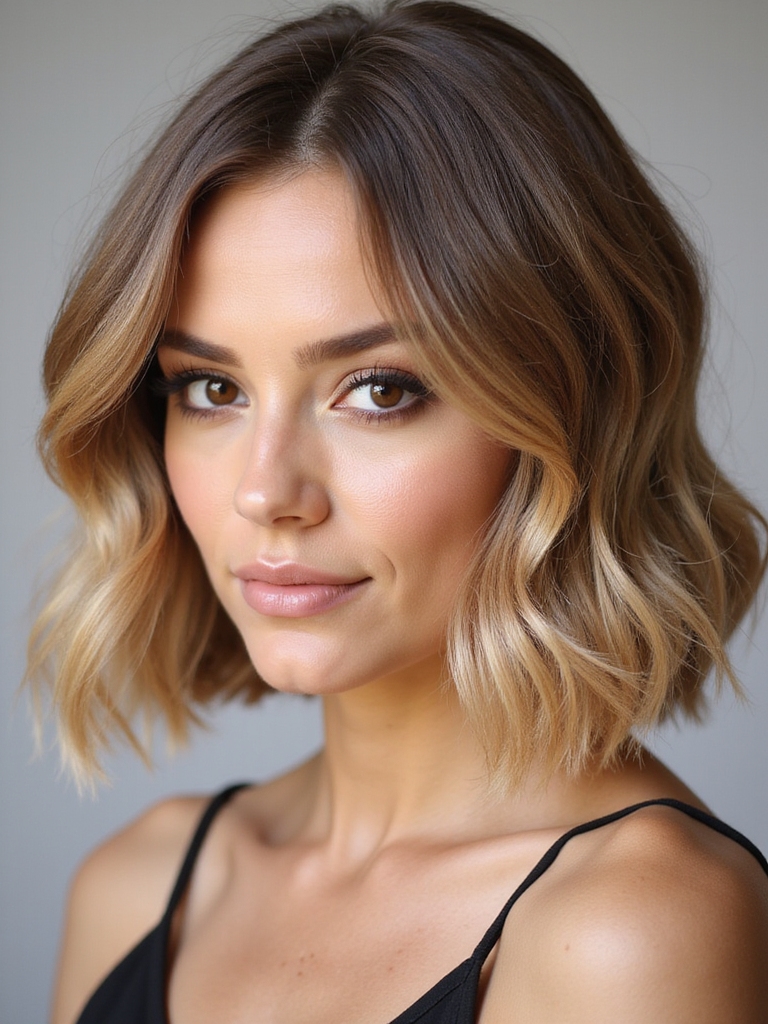 timeless elegant wavy bob