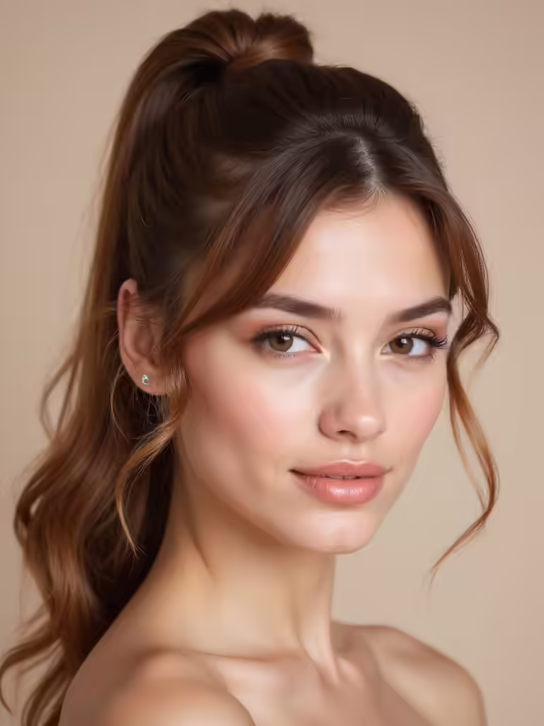 timeless ponytail hairstyle twist
