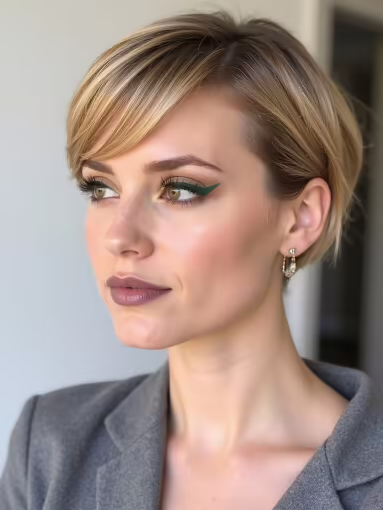 timeless sharp confident hairstyle