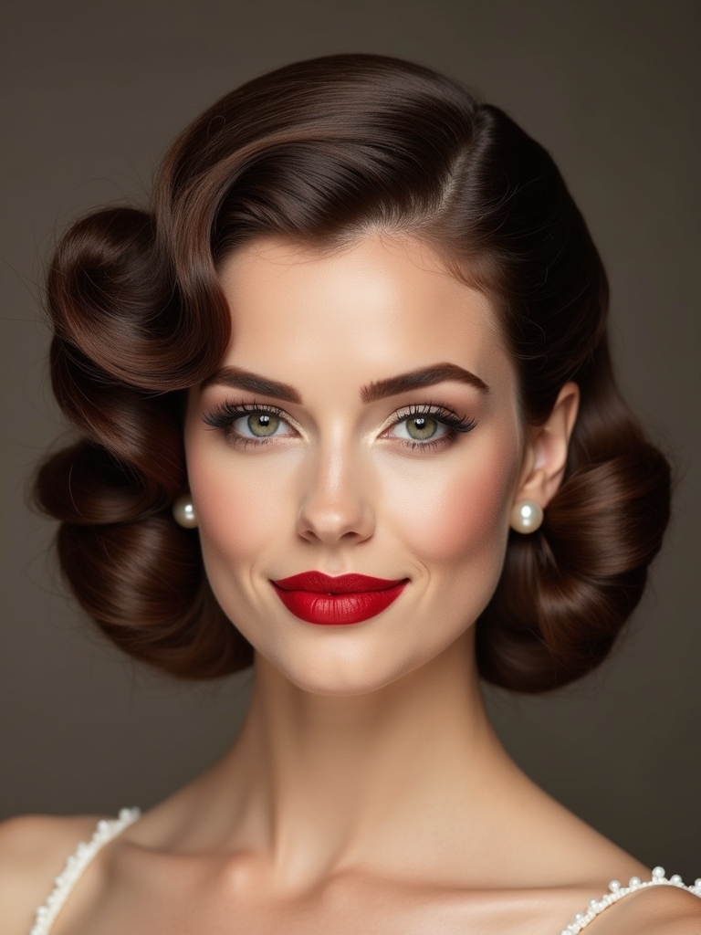 timeless vintage hairstyle charm