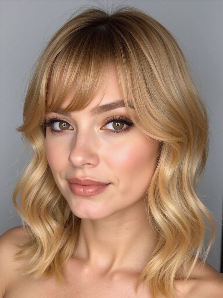 transformative curtain bangs styling