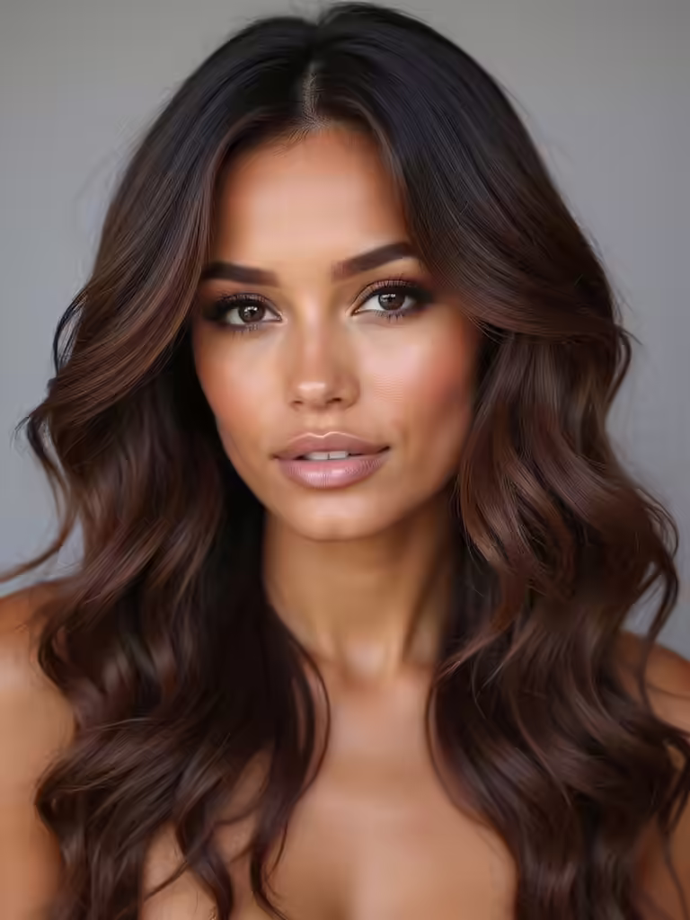 vibrant brunette hair care