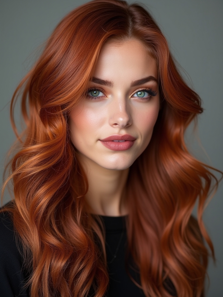 vibrant copper hair care
