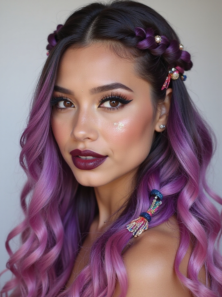 vibrant hair color symbolism