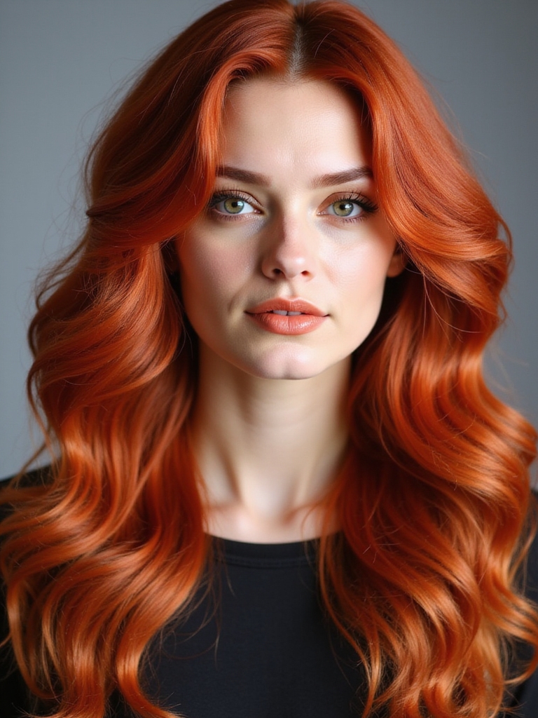 vibrant styles for orange hair
