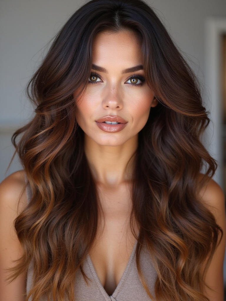 vibrant warm chocolate browns