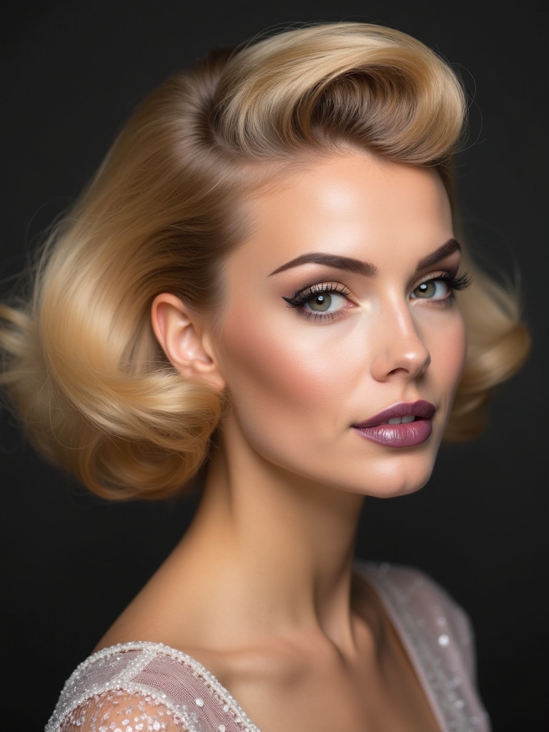 vintage glam hairstyle tutorial