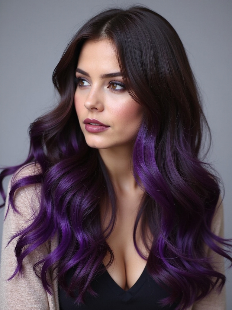 vivid purples for elegance
