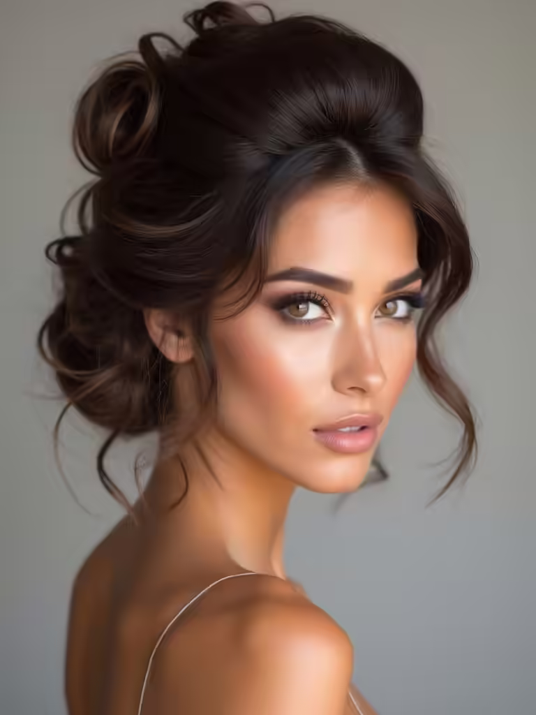 voluminous half updo hairstyle tips