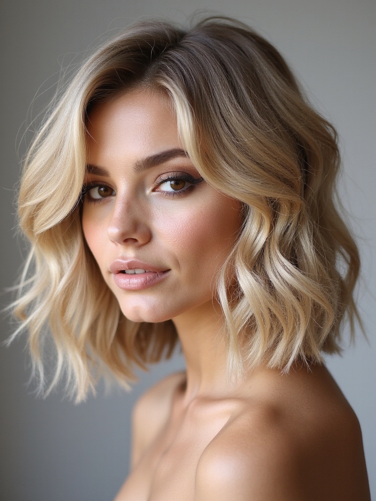 voluminous wavy bob styling tips