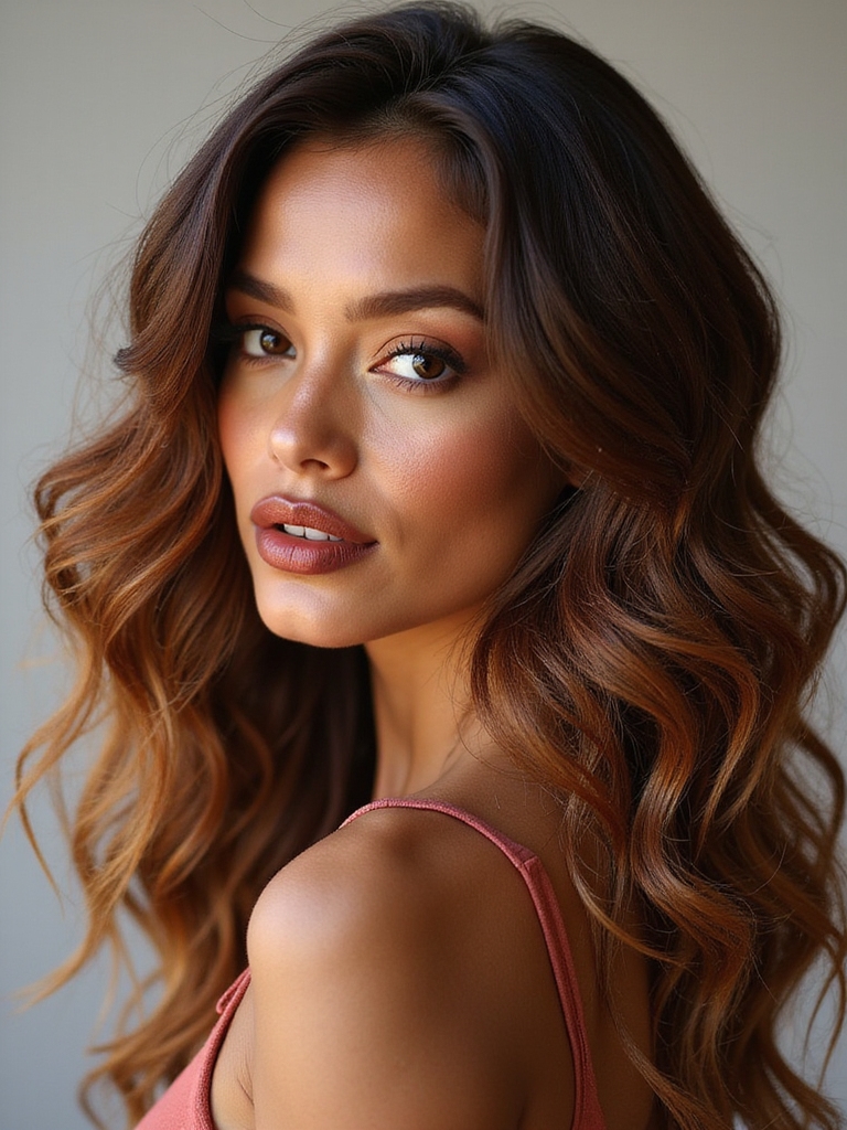 warm chestnut hair hues