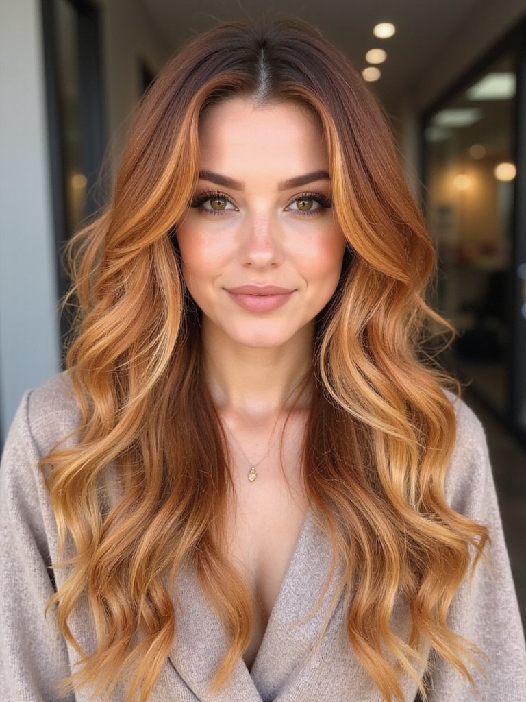 warm hair color trend