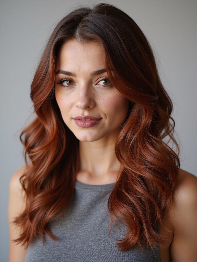 warm rich red brown