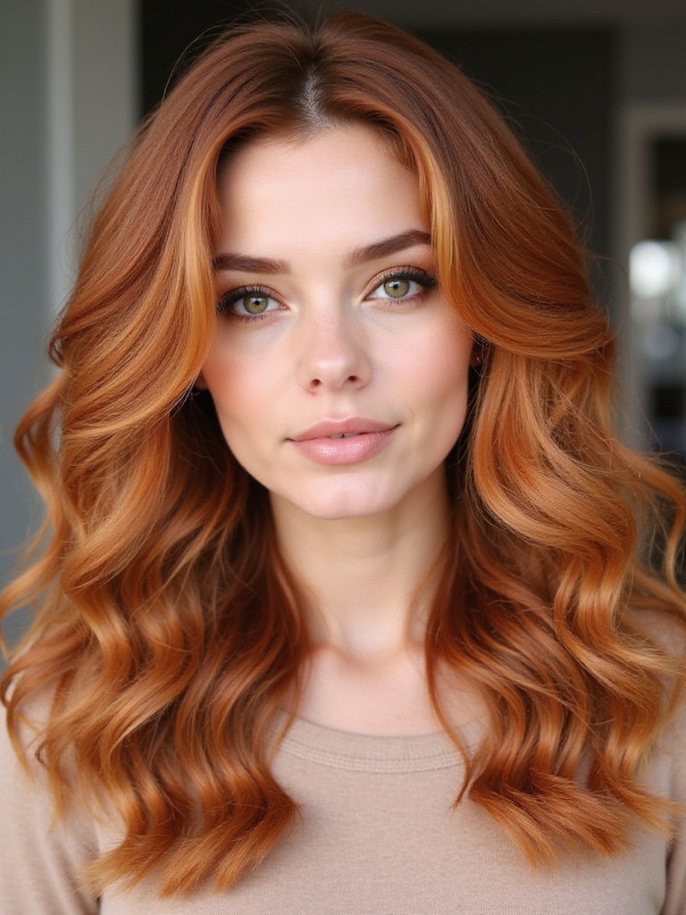 warm tones enhance eye color