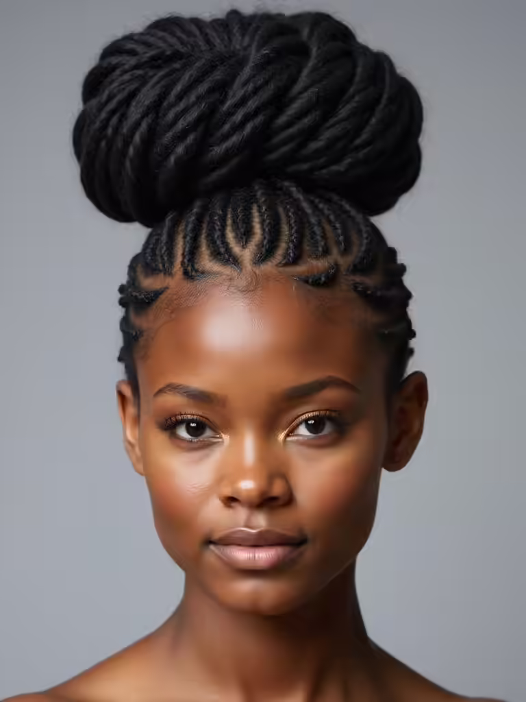 wearable geometric cornrow art