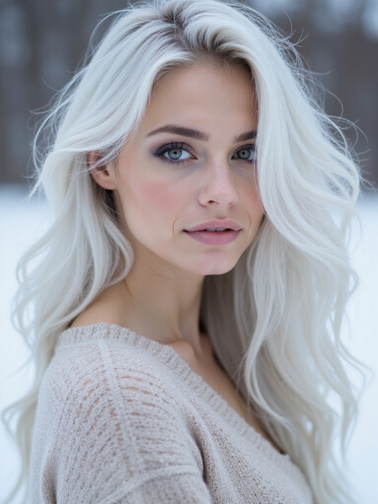 winter s ethereal white beauty
