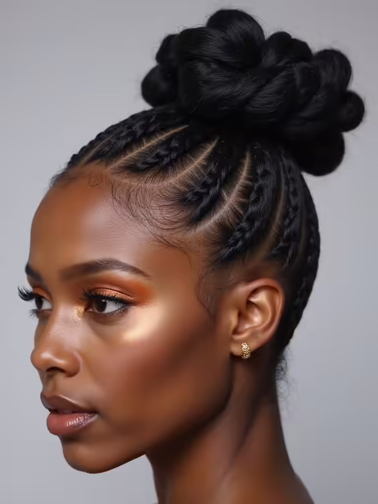 zigzag cornrows for freshness