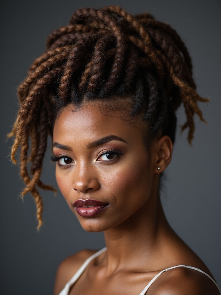 authentic dreadlock wedding style