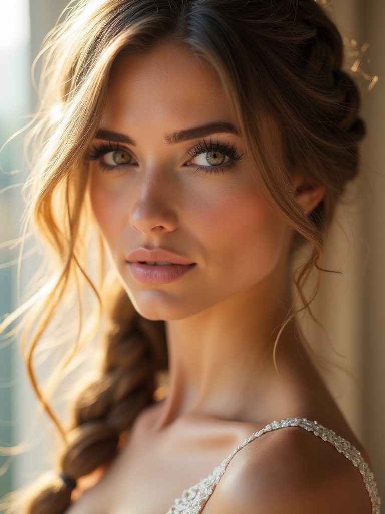 bohemian braided side elegance