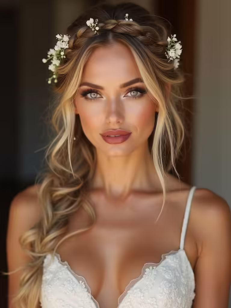 bohemian wedding hairstyles inspiration