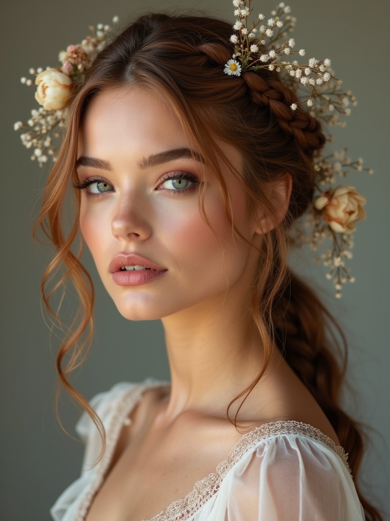 boho braided ponytail style