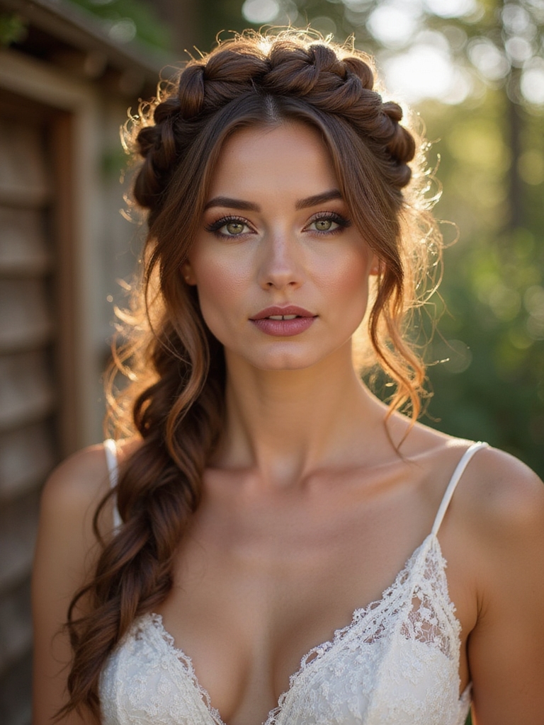 boho crown braid inspiration