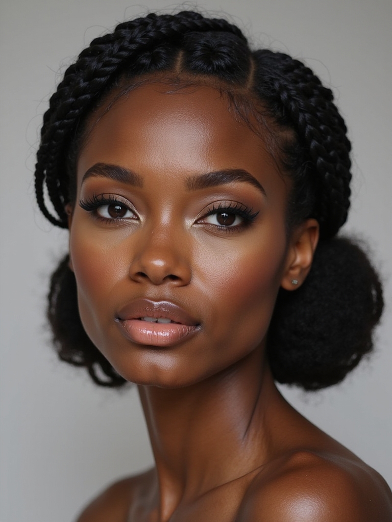 bold braids celebrating textured elegance