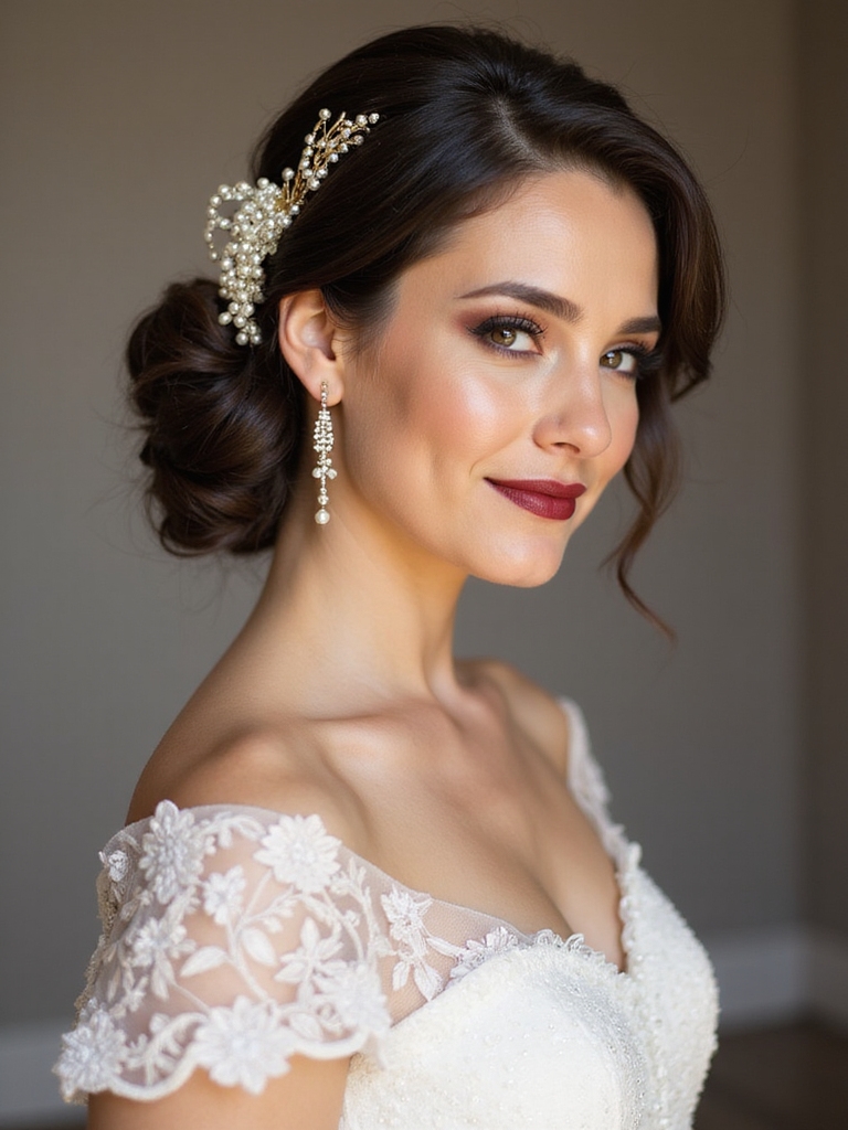 bold bridal hair accessories