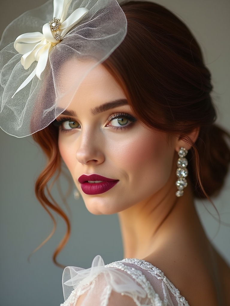 bold fascinators veil placements